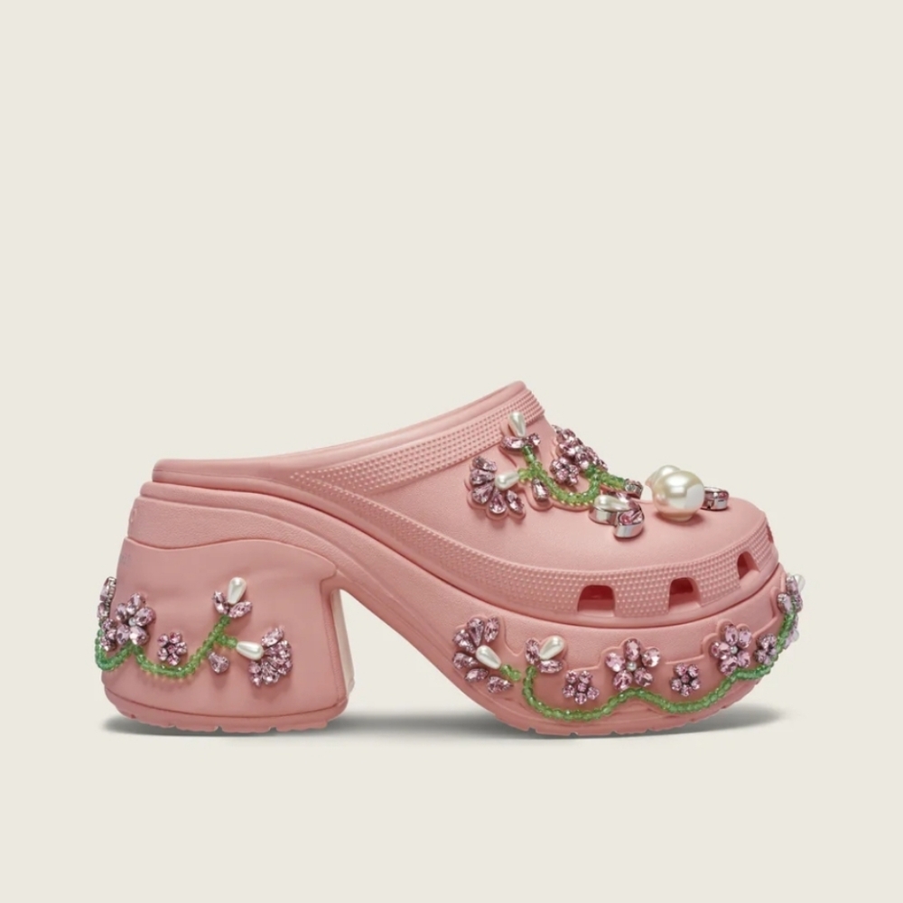 Simone Rochas × Crocs Siren Clog SS25 Powder Pink W9/M7 - Picture 3 of 11